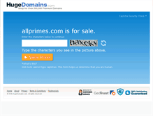 Tablet Screenshot of allprimes.com